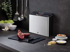 Joseph Joseph Folio Standlı Kesme Tahtası 4 lü Çelik Gri