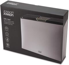Joseph Joseph Folio Standlı Kesme Tahtası 4 lü Çelik Gri