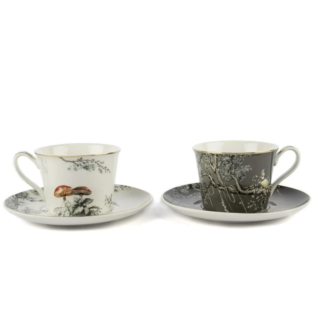 Mikasa Moor Plomo 2 li Çay Fincan Seti