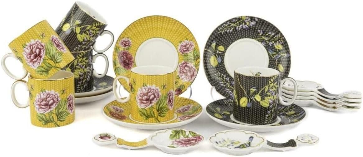 Mikasa Moor Karen 6 lı Kahve Fincan Seti 18 Parça