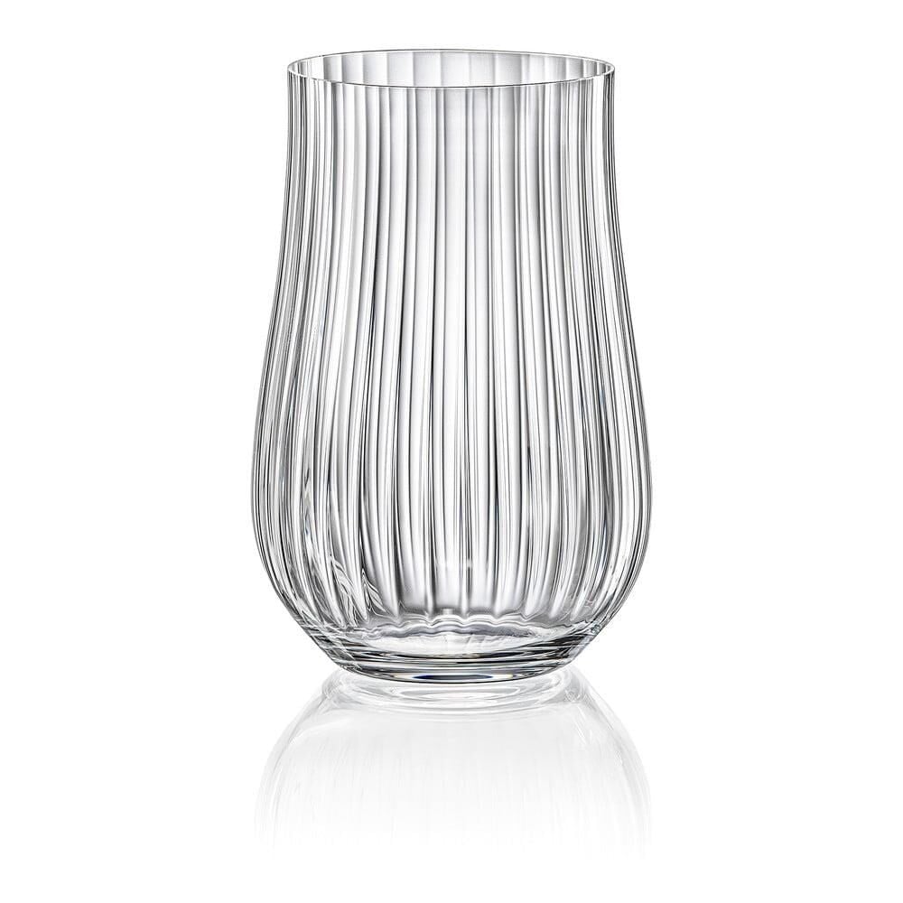 Bohemia Kristal Tulipa Jumbo Optikli 6’lı Meşrubat Bardak Takımı 450 ML