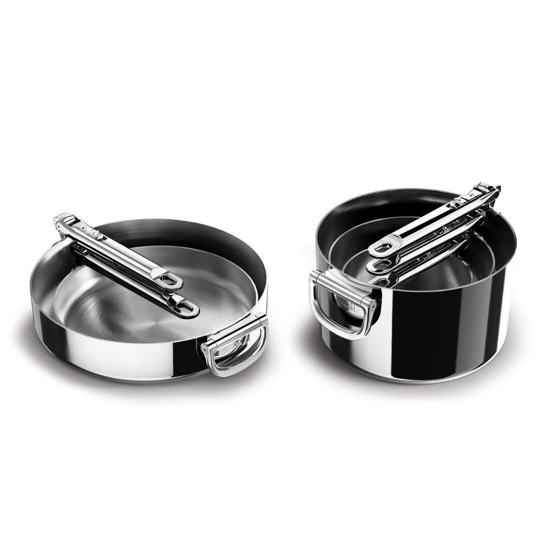 Josep Joseph Space 3 Ply Paslanmaz Çelik 12 Parça Tencere Tava Seti