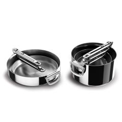 Josep Joseph Space 3 Ply Paslanmaz Çelik 12 Parça Tencere Tava Seti