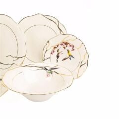 Mikasa Moor Harmony Altın Yaldızlı 74 Parça 12 Kişilik Yemek Takımı