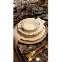 Mikasa Moor Harmony Altın Yaldızlı 74 Parça 12 Kişilik Yemek Takımı