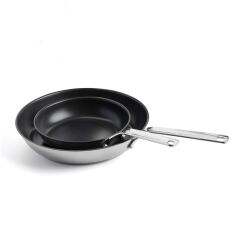 Kitchenaid Yapışmaz Çelik Tava Seti 20 - 28 cm