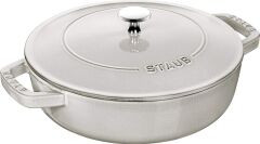 Staub Demir Döküm Sote Tenceresi 24Cm Trüf Beyazı