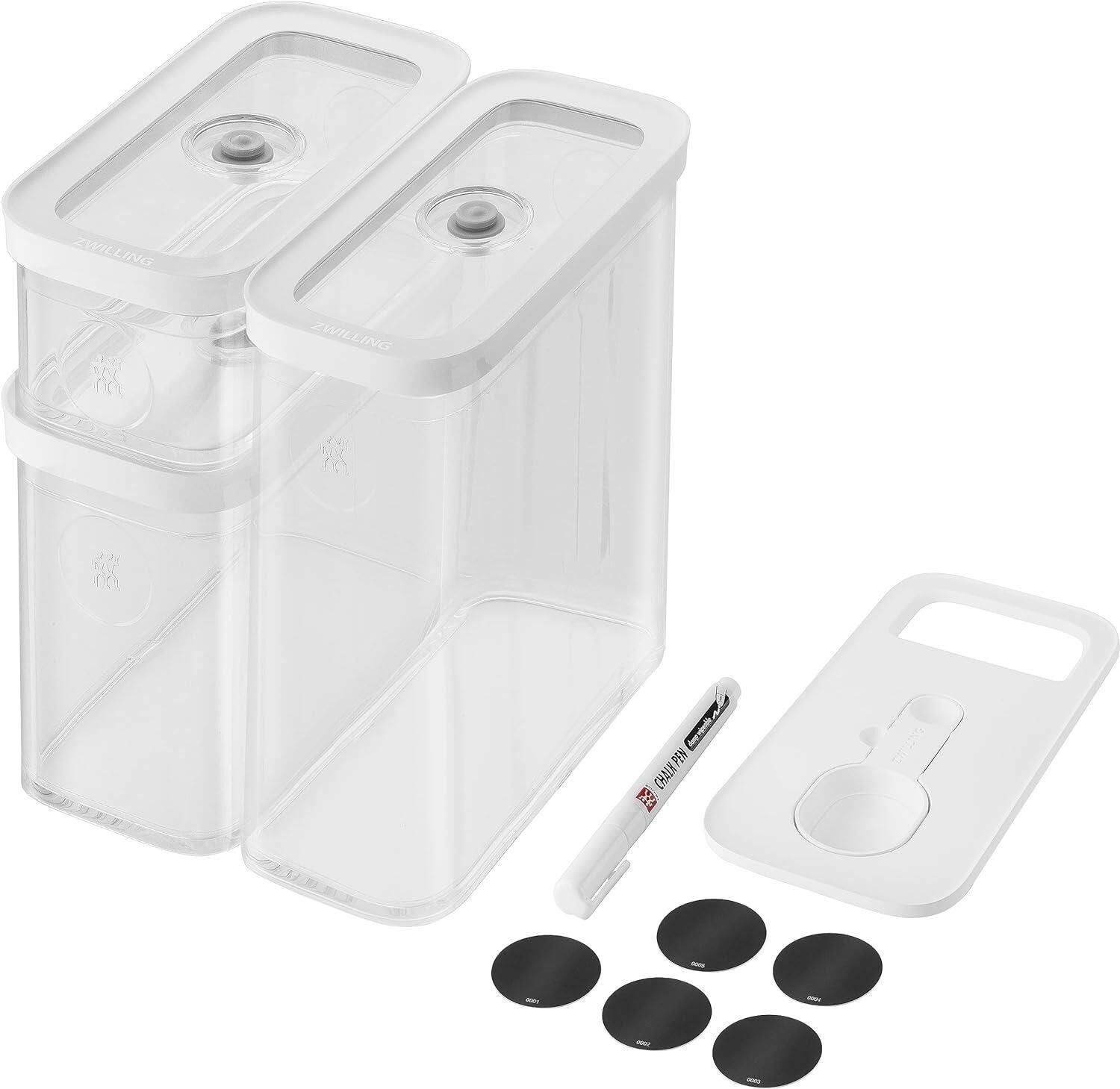 Zwilling Fresh Save Cube Set M 5 Parça Şeffaf Beyaz