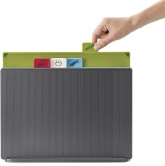 Joseph Joseph Index™ Büyük Kesme Tahtası Seti - Grafit