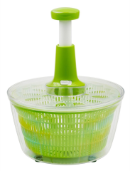 Leggno Pratico Kapaklı Salata Kurutucusu El Rendesi Seti Yeşil
