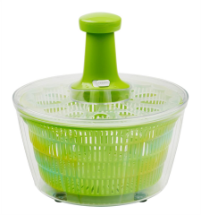 Leggno Pratico Kapaklı Salata Kurutucusu El Rendesi Seti Yeşil