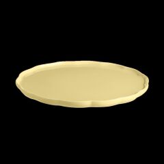 Emile Henry Madeleine Yuvarlak Servis Tabağı 31 cm Tereyağı Sarısı / Vanille