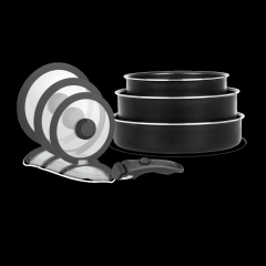 Leggno All İn One Sığ Tencere Seti Titanium 7 Parça