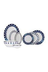 Koleksiyon Poetica 61 Parça Yemek Takımı Arya Mavi