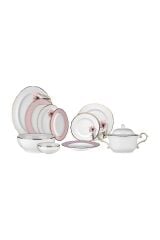 Koleksiyon Poetica 61 Parça Yemek Takımı Buket Pembe