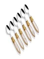 Rivadossi 6 Parça Çay Kaşık Seti Altın Toka