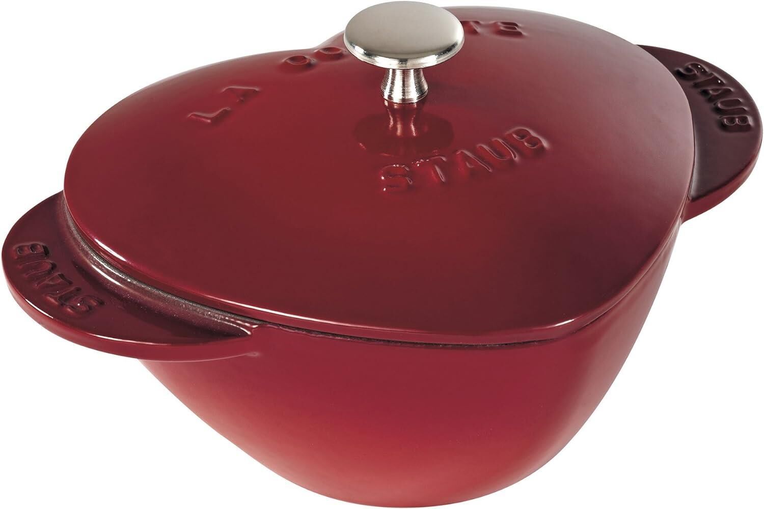 Staub Kalp Döküm Tencere Kiraz 20 cm 1,75 lt