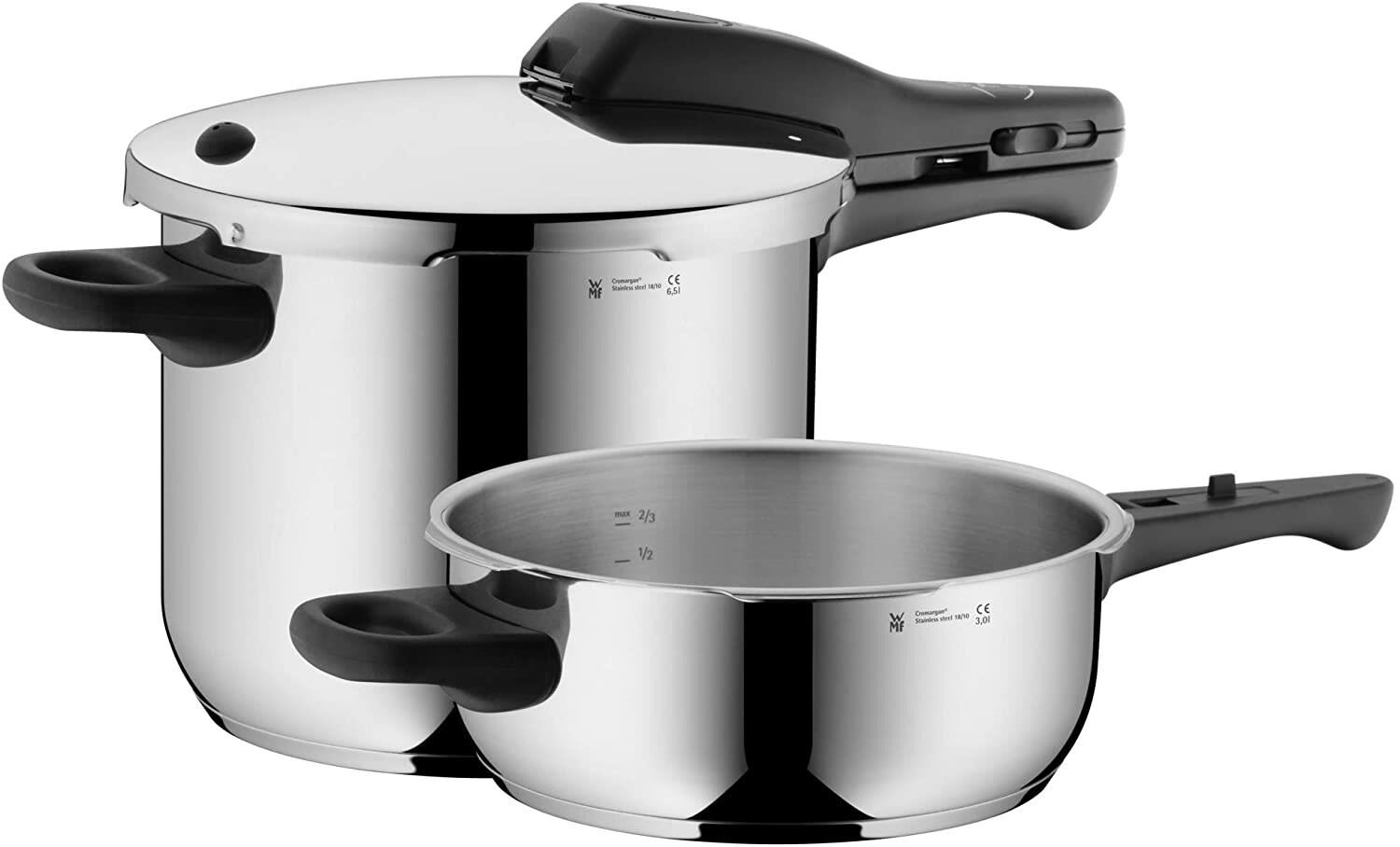 WMF PERFECT DÜDÜKLÜ TENCERE SETİ 6,5+3LT