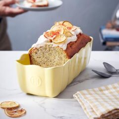 Emile Henry Madeleine Fırın Kabı Baton 9 x 13,5 x 29 cm Tereyağı Sarısı / Vanille