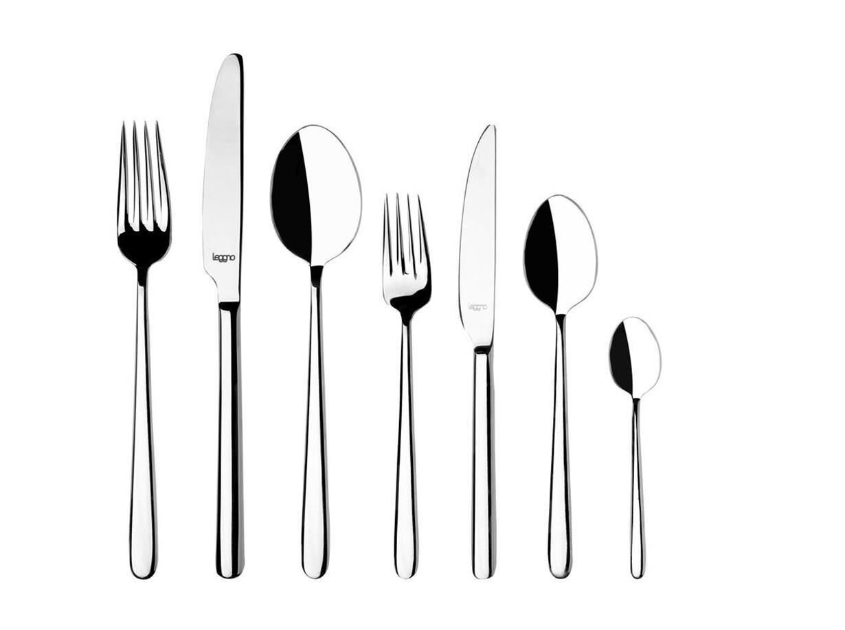 Leggno 84 Parça Florence 12 Kişilik Çatal Kaşık Bıçak Seti