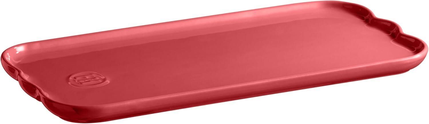 Emile Henry Madeleine Servis Tabağı 2 x 15 x 31,5 cm Pembe