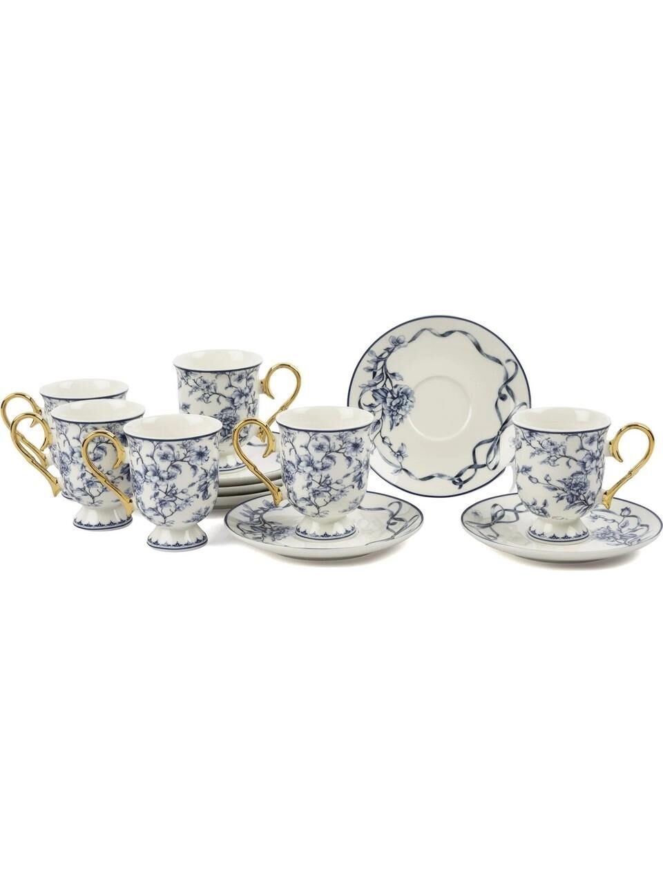 Mikasa Moor Luna Blue 6lı Kahve Fincan Seti 90cc