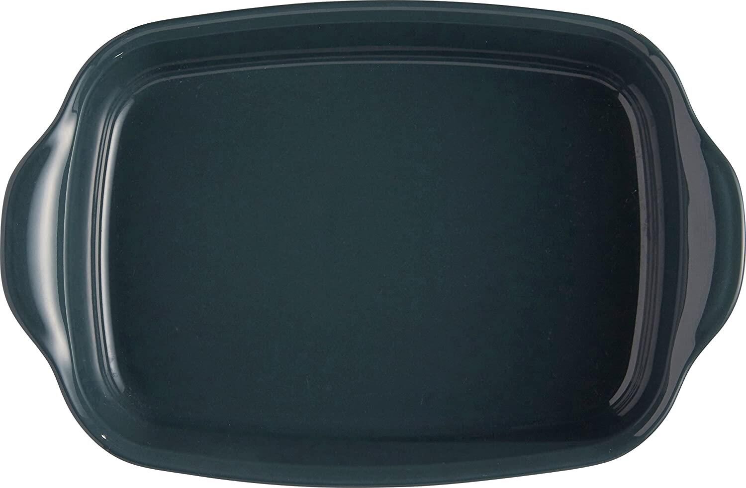 Emile Henry Fırın Kabı Dikdörtgen 30 x 19 cm Mavi/Blue Flame