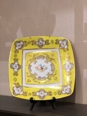 GÜRAL PORSELEN 25 CM KARE CUVAR TABAK