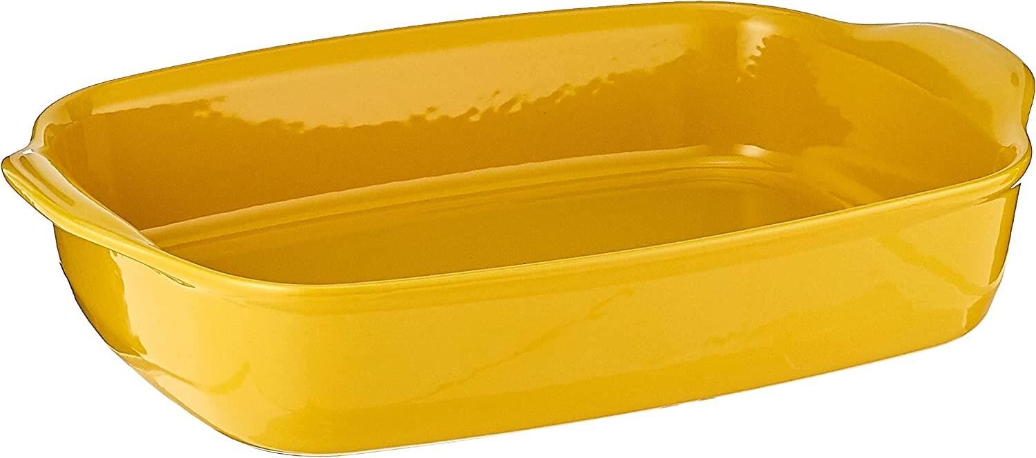 Emile Henry Fırın Kabı Dikdörtgen 42 x 28 cm Mat Sarı/Provence Yellow