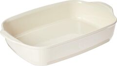Emile Henry Fırın Kabı Dikdörtgen 36 x 23 cm Ekru/Clay