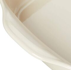 Emile Henry Fırın Kabı Dikdörtgen 36 x 23 cm Ekru/Clay