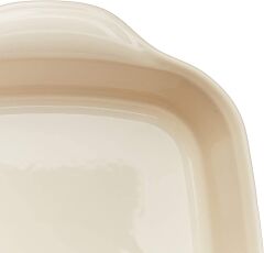 Emile Henry Fırın Kabı Dikdörtgen 42 x 28 cm Ekru/Clay